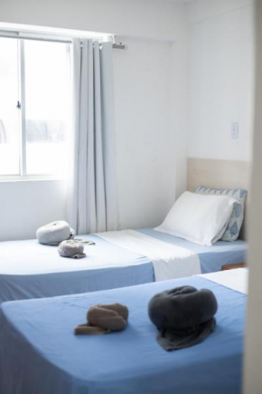 Flat Apartamento Próximo a Praia Com Vista Mar e Lagoa - Cozinha e Frigobar - American Flat